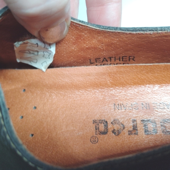 Tabarca Spain Leather Loafers Slip-on Walking Driving Shoes USA 6.5 Eur 37 - Picture 12 of 13